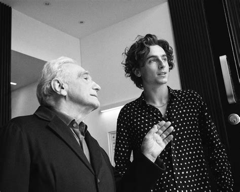 Timothée Chalamet Martin Scorsese Bleu de Chanel Campaign